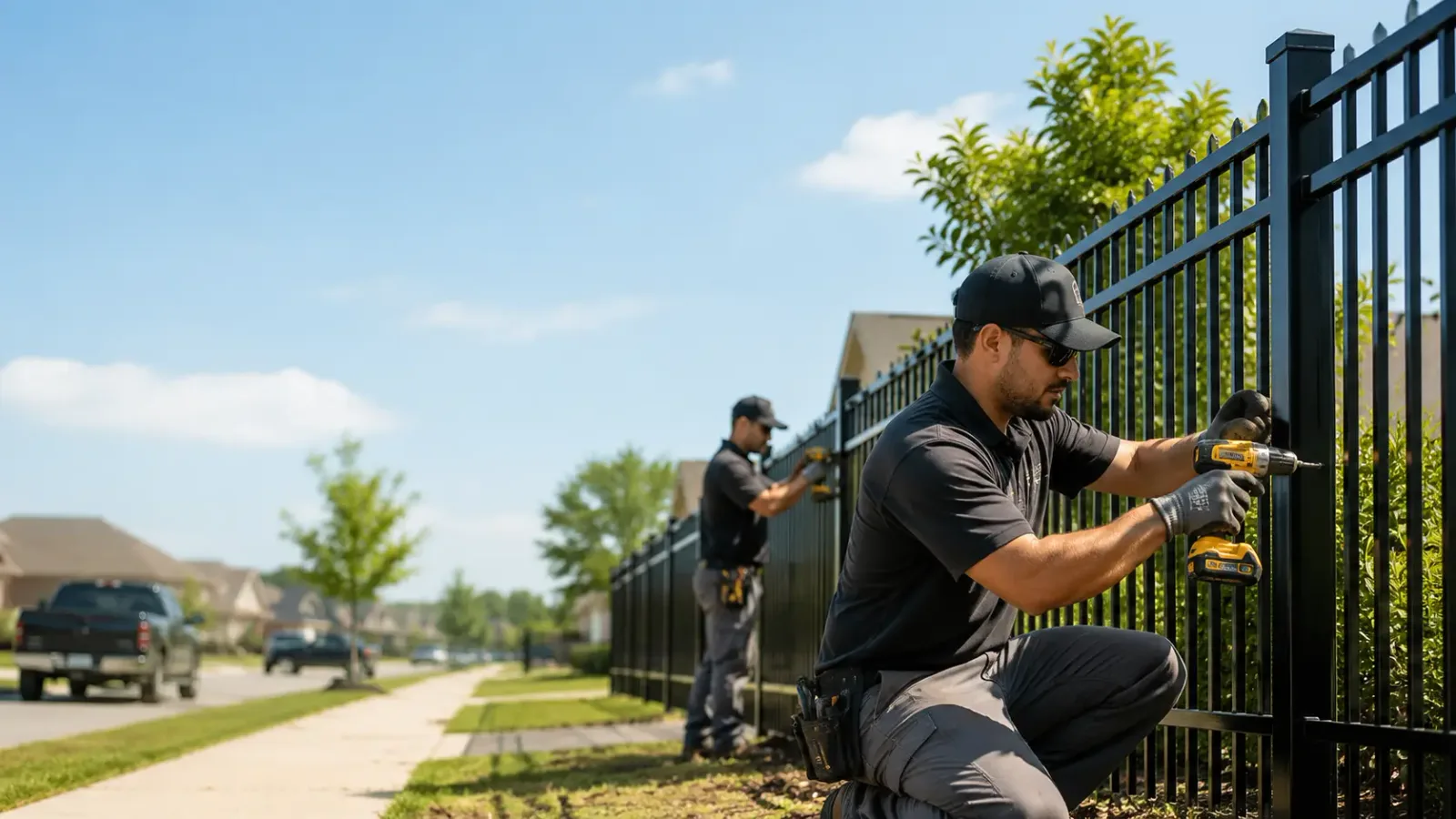 Metal Fence Installation in Summerdale, AL